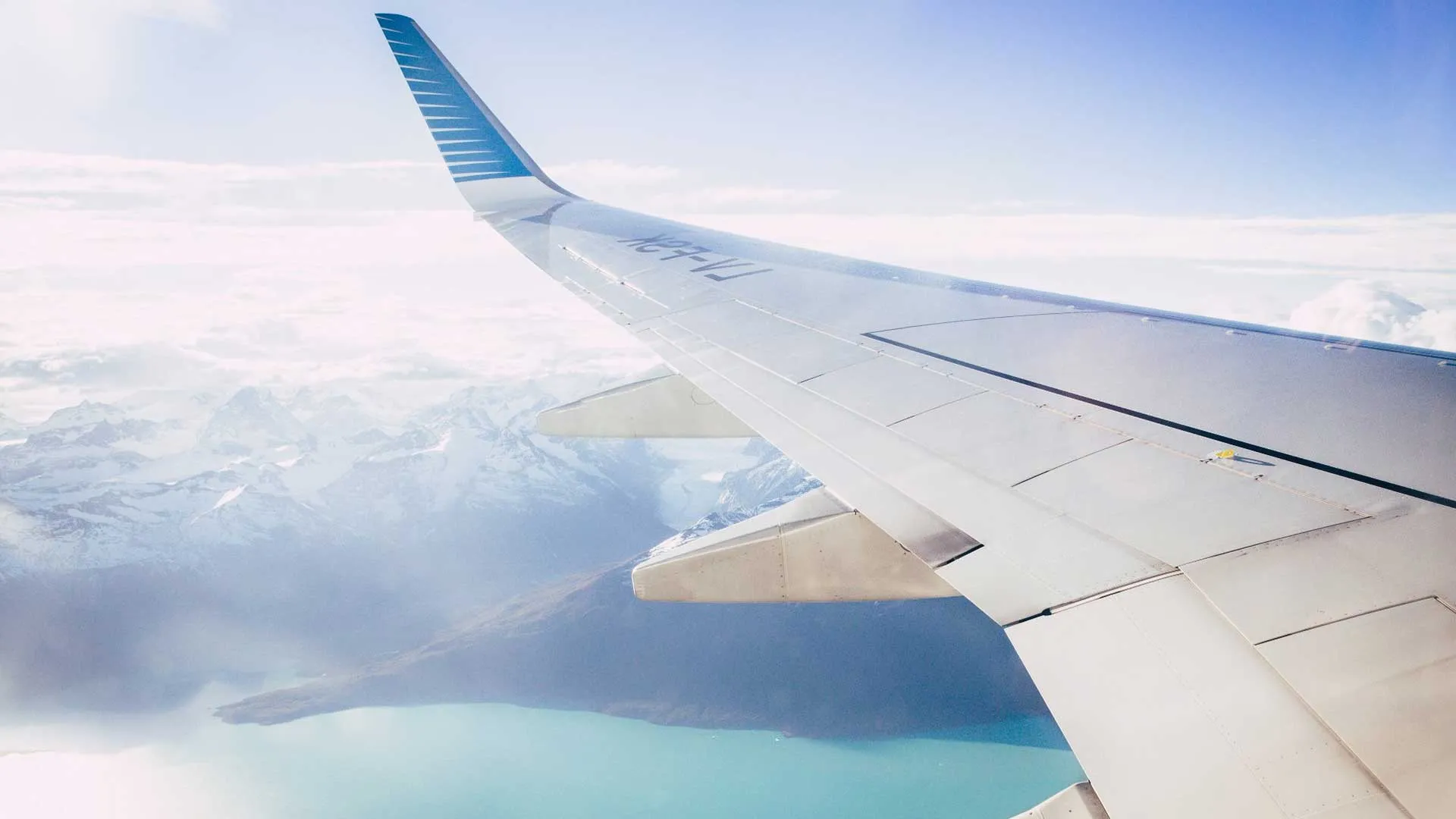 aerial photo of mountains taken from an aeroplane