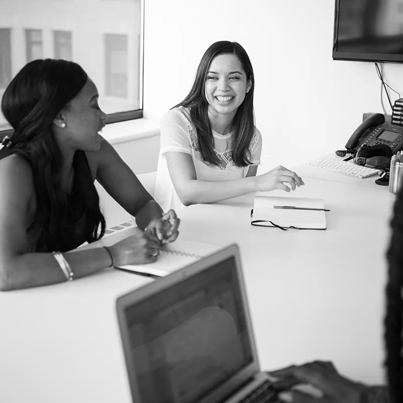 female customer success managers having a meeting