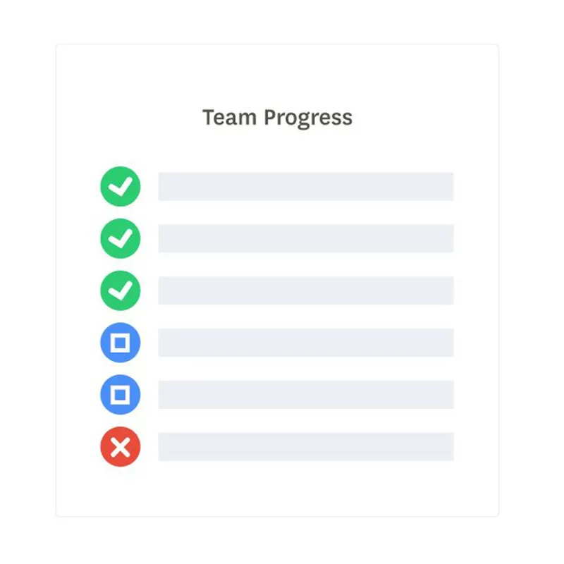 image showing progress feature or project management tool idone this