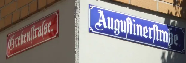 street sign in Germany