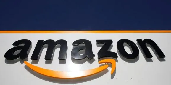 amazon logo on a building