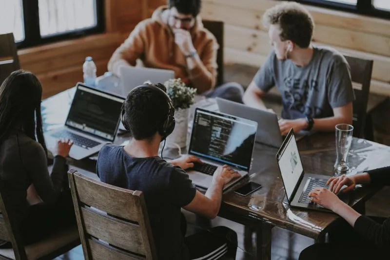 customer success team preparing a quarterly business review