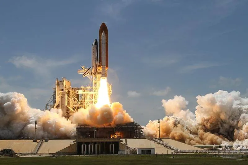 space shuttle launch