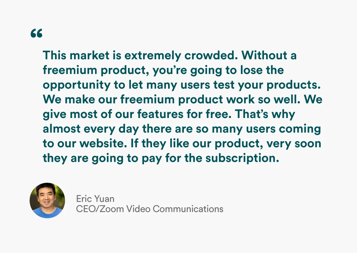quote from ceo of zoom eric yuan