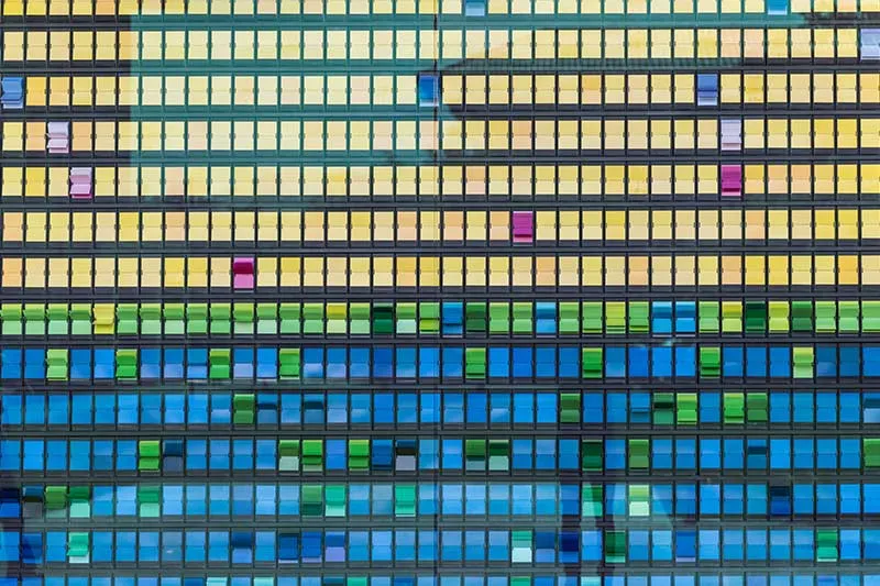 colorful electronic panel 