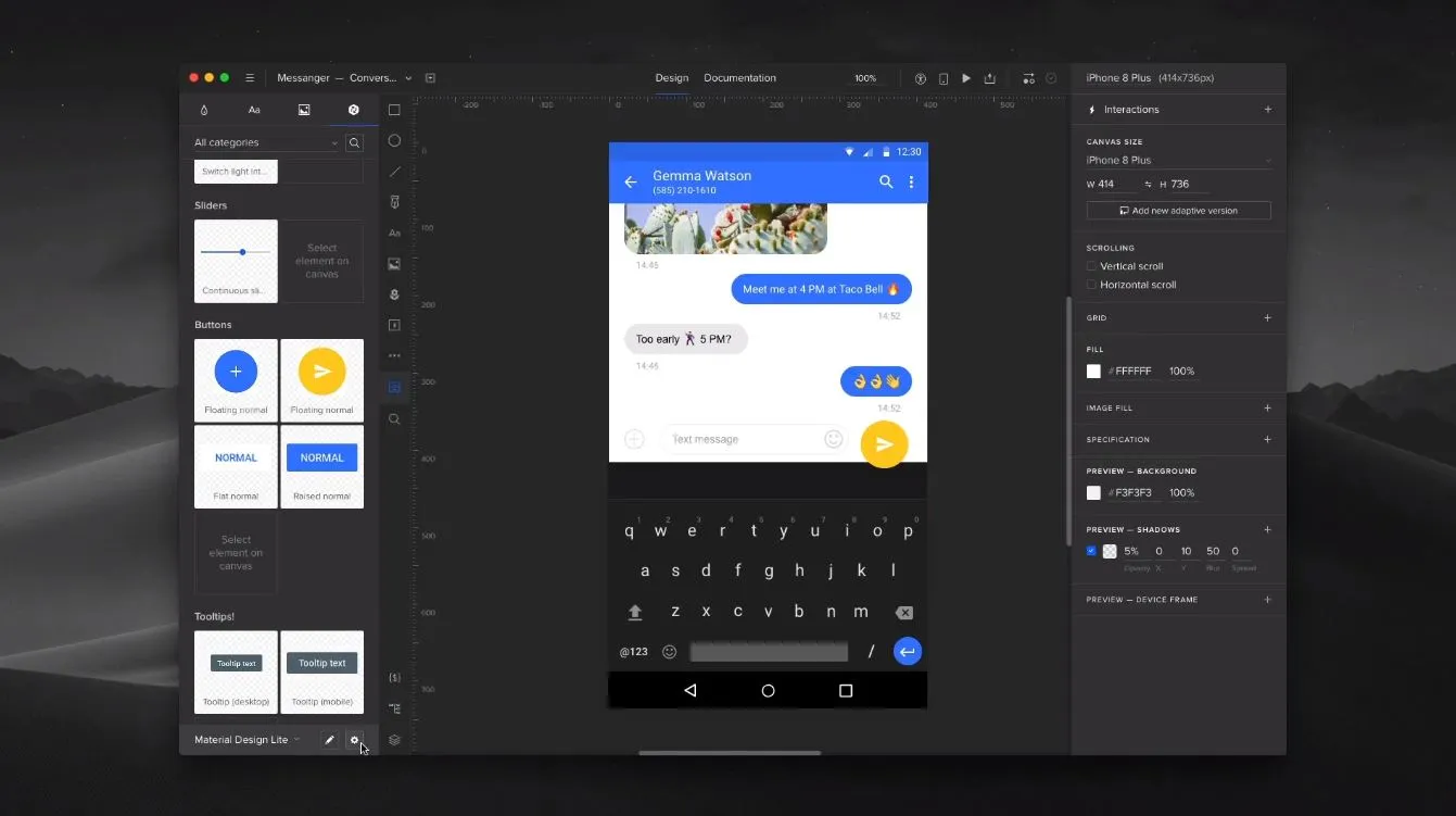 creating interactive prototypes on UXPin