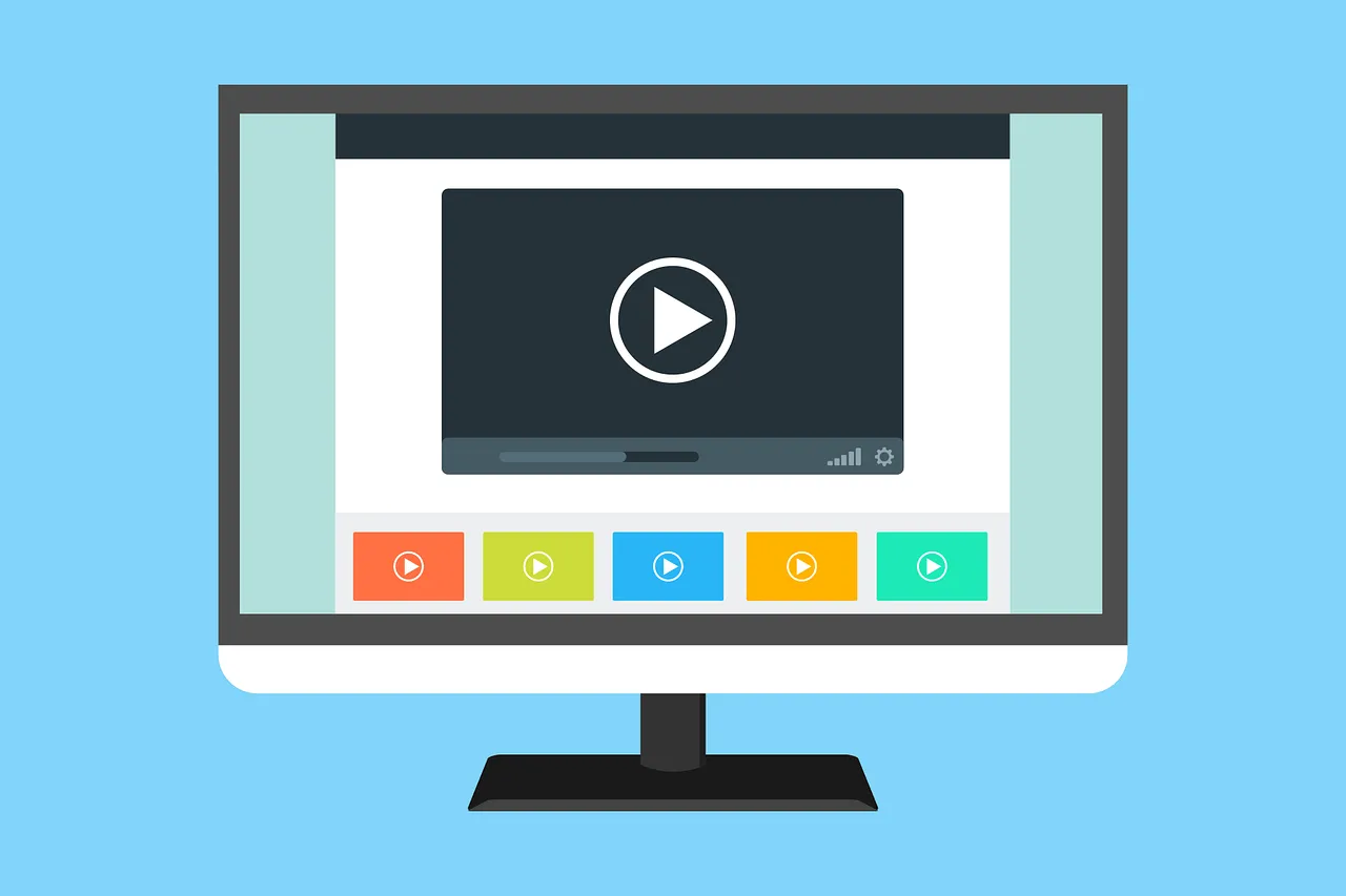an illustration of a video player