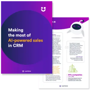 Making the most of AI in your CRM