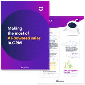 Making the most of AI in your CRM