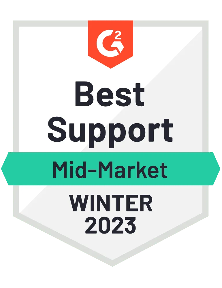Userlane best Support Mid market Award