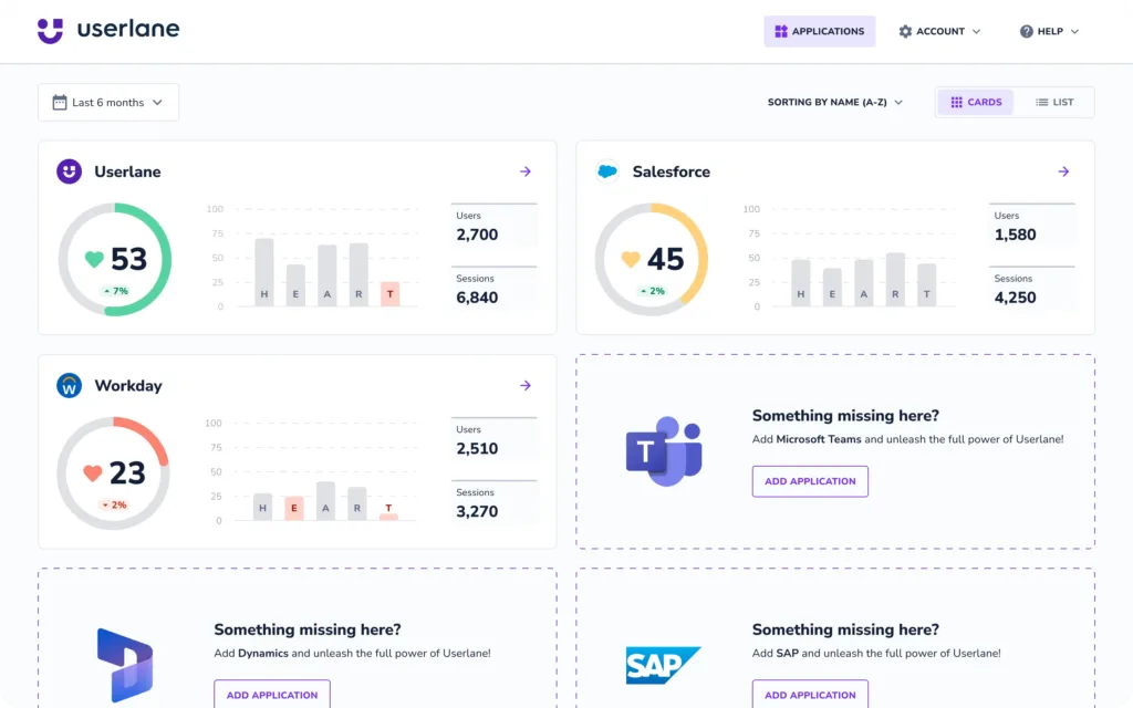 HEART Analytics multi-app