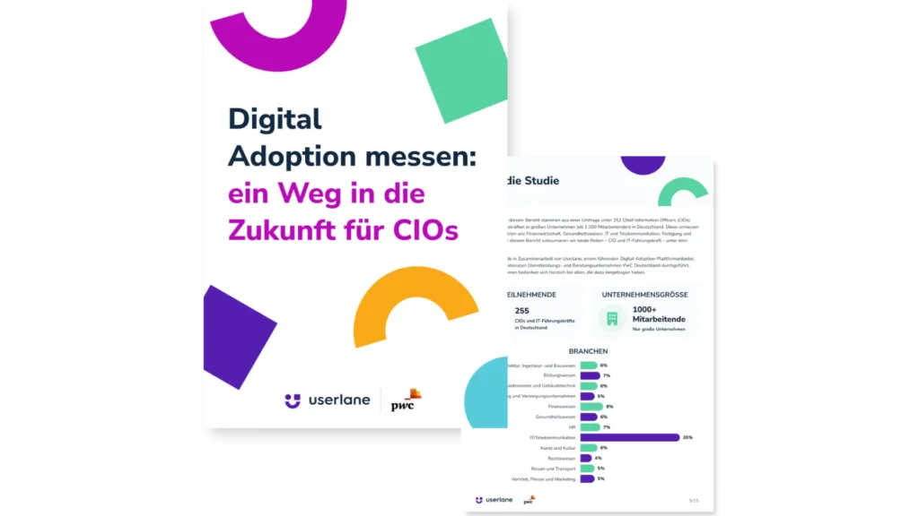 PwC & Userlane: Leitfaden für CIOs zur Messung der Digital Adoption