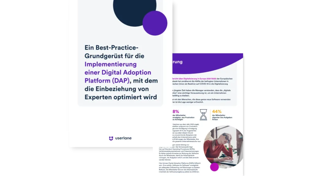 EY & Userlane: Implementierung einer Digital Adoption Platform (DAP)